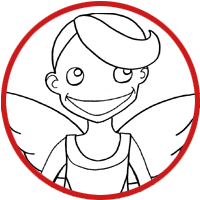 drawing of an angel