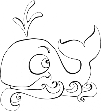 Jonah   Whale Coloring Pages on Whale Coloring Pages For Kids  Printable Coloring Book Pages